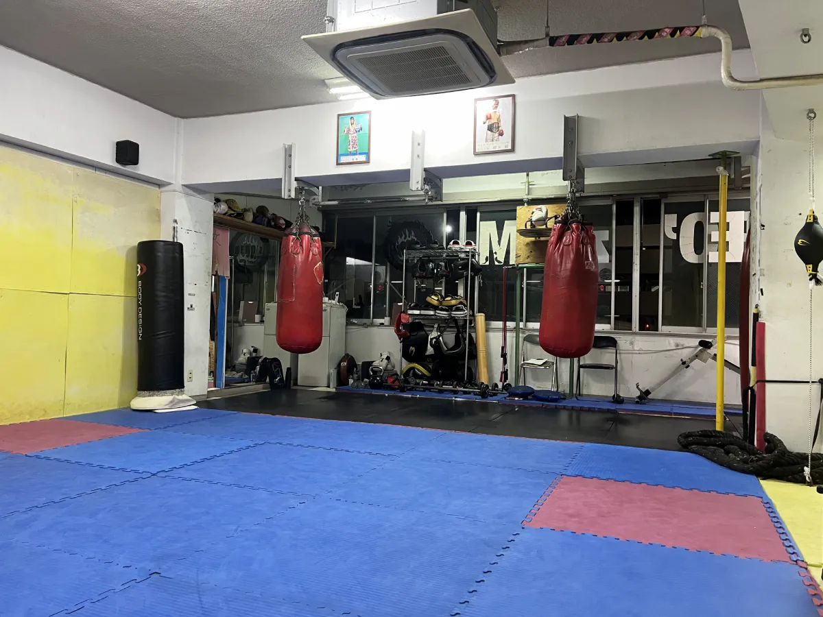 HERO’z KICK & BOXING GYMのトレーニングフロア